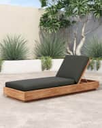 Image 1 of 2: Four Hands Kinta Outdoor Chaise