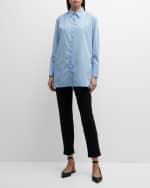 Image 5 of 6: Eileen Fisher Washable Stretch Crepe Slim Ankle Pants