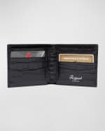 Image 2 of 5: Rapport Black Leather Billfold Wallet