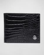 Image 1 of 5: Rapport Black Leather Billfold Wallet