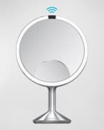 Image 1 of 4: simplehuman Trio Max Sensor Makeup Mirror, Brushed