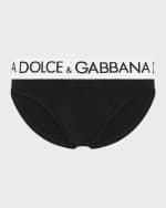 Image 1 of 3: Dolce&Gabbana Men's Midi Logo Briefs