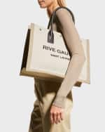 Image 5 of 5: Saint Laurent Rive Gauche Small Tote Bag in Canvas