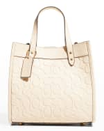 coach field tote 22 ivory