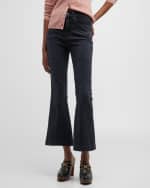 Image 5 of 6: Veronica Beard Carson High-Rise Ankle Flare Jeans