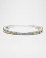 Image 1 of 4: LAGOS Caviar Lux Diamond Bangle, Size M