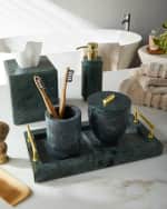 Image 3 of 3: Kassatex Esmeralda Lotion Dispenser