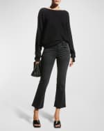 Image 2 of 5: FRAME Le Crop Mini Boot Jeans