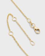 Image 3 of 5: Neiman Marcus Diamonds 18k Yellow Gold 17 Round Diamond Smiley Necklace, 18"L, 2.49tcw
