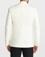 Image 3 of 5: Ralph Lauren Purple Label Men's Wool-Silk Shawl Dinner Jacket