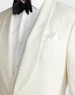 Image 5 of 5: Ralph Lauren Purple Label Men's Wool-Silk Shawl Dinner Jacket