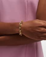 Image 2 of 4: Roberto Coin 18k Yellow Gold Chunky Paperclip Chain Bracelet