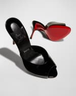 Image 3 of 5: Christian Louboutin Me Dolly Patent Red Sole Sandals