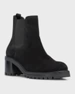 Image 4 of 5: Pedro Garcia Zona Lug-Sole Chelsea Booties