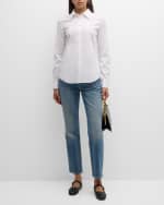 Image 2 of 6: Lafayette 148 New York Kennedy Button-Down Shirt