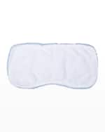 Image 3 of 3: Little Scoops Boy's Plush Burp Cloth