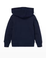 Image 2 of 4: Ralph Lauren Childrenswear Girl's Drapey Terry Zip Hoodie, Size 2-6X