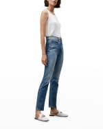 Image 4 of 5: Lafayette 148 New York Petite Ruthie Sleeveless Georgette Blouse