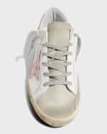 Image 5 of 5: Golden Goose Superstar Mixed Leather Low-Top Sneakers