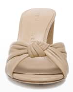 Image 3 of 5: Veronica Beard Ganita Knotted Leather Sandals