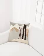Image 1 of 4: Eastern Accents Lodge Mountain Decorative Pillow