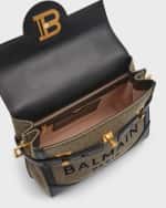 Image 5 of 6: Balmain BBuzz 23 Logo Canvas Satchel Bag