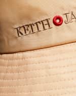 Image 2 of 2: Keith James Men's Logo Nylon Bucket Hat