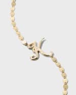 Image 4 of 4: LANA Micro Cursive Initial Bracelet