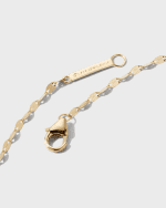 Image 3 of 5: LANA Micro Cursive Initial Necklace