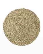 Image 1 of 2: Juliska Woven Straw Placemat - Sage
