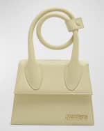 Image 1 of 6: Jacquemus Le Chiquito Noeud Coil Top-Handle Bag