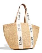 Image 3 of 5: Chloe x Mifuko Woody Large Basket Bag