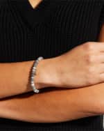 Image 2 of 5: Sydney Evan 6Mm Grey Silverite Mystic Coated With 14K Yg Diamond Lock