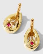 Image 4 of 4: Roberto Coin 18K Diamond Pear-Shape Earrings