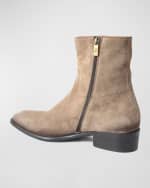 Image 4 of 5: Jo Ghost Men's Paun Newman Suede Ankle Boots