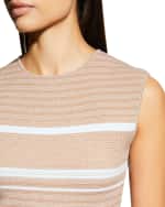 Image 5 of 5: Giorgio Armani Striped Knit Top