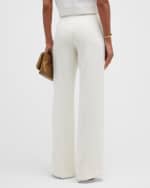 Image 5 of 6: Maison Common Travel Safe Wide-Leg Pants