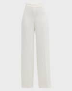 Image 1 of 6: Maison Common Travel Safe Wide-Leg Pants