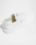 Image 4 of 5: Prada Men's Prax Tonal Low-Top Sneakers