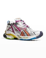Image 2 of 5: Balenciaga Men's Multicolor Mesh Runner Sneakers