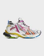 Image 1 of 5: Balenciaga Men's Multicolor Mesh Runner Sneakers