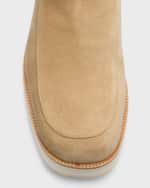 Image 4 of 6: Gabriela Hearst Harry Suede Shearling Boots