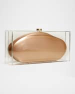 Image 3 of 5: Cult Gaia Annika Clear Acrylic Clutch Bag