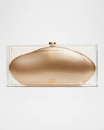 Image 1 of 5: Cult Gaia Annika Clear Acrylic Clutch Bag