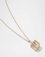 Image 4 of 4: STONE AND STRAND Diamond Baby Block Necklace