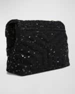 Image 3 of 5: Saint Laurent Loulou Small YSL Sequin Shoulder Bag