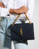 Image 2 of 5: Saint Laurent YSL Medium Triquilted Chain Shoulder Bag