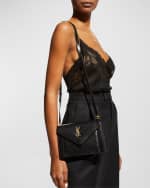 Image 2 of 5: Saint Laurent Gaby Mini Flap YSL Shoulder Bag in Quilted Smooth Leather