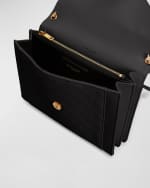 Image 4 of 5: Saint Laurent Gaby Mini Flap YSL Shoulder Bag in Quilted Smooth Leather