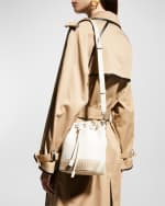 Image 3 of 6: Saint Laurent Rive Gauche Small Bucket Bag in Canvas